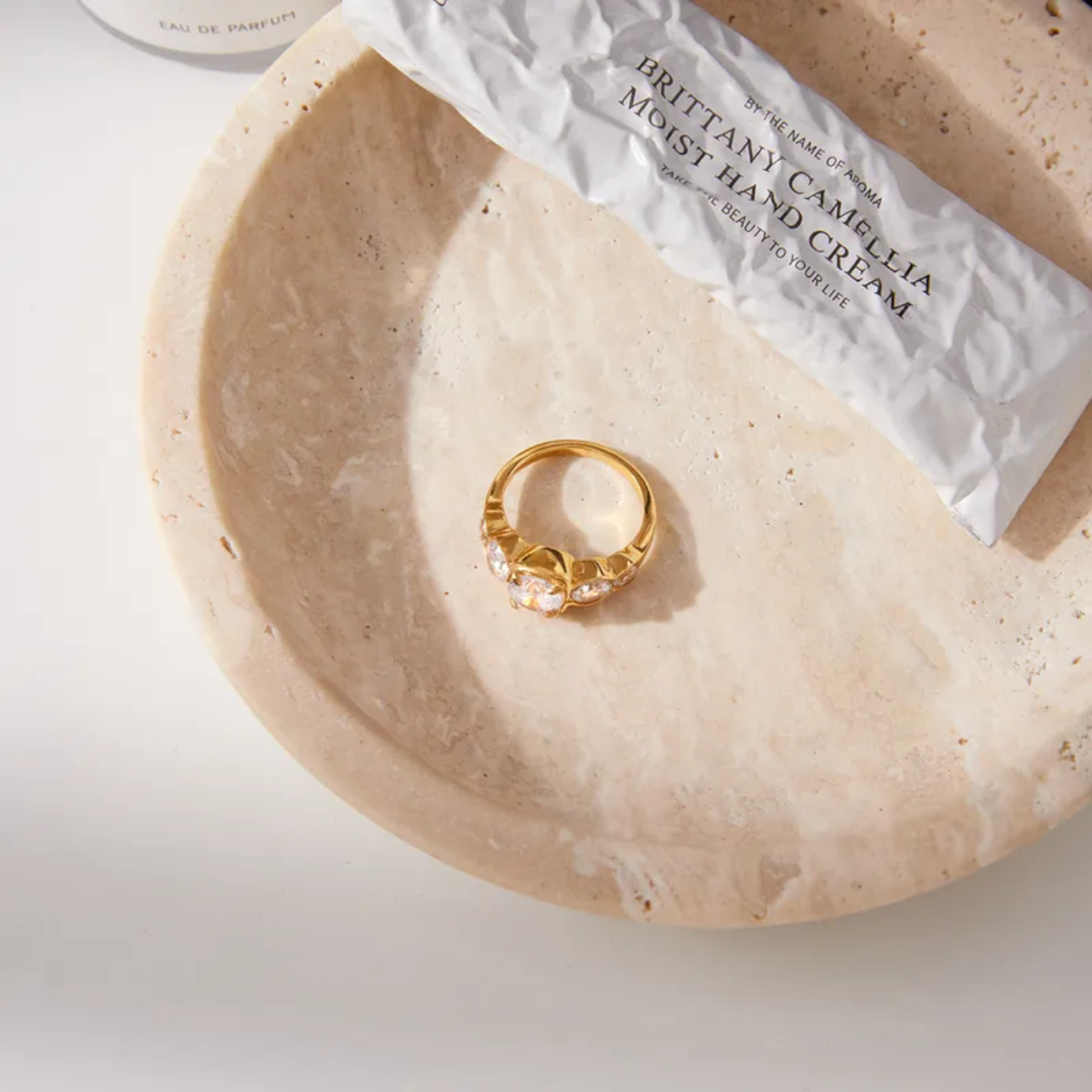 Anillo Aurora – Zirconia Clásica 18K Gold