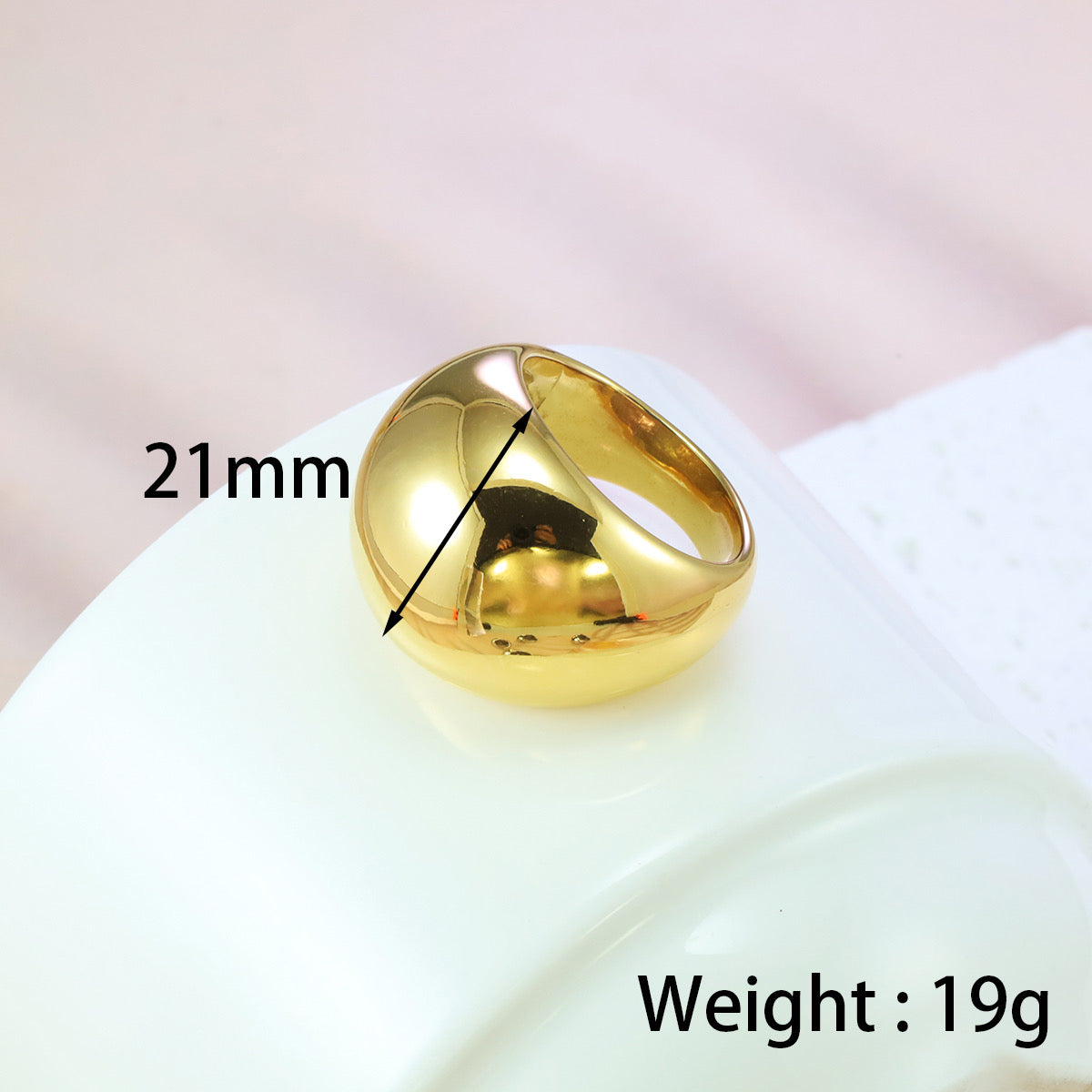 Anillo Bonded Esfera Clásica