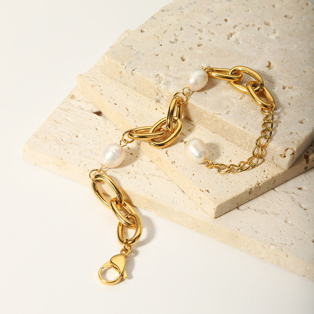 Pulsera Aurora de Perlas